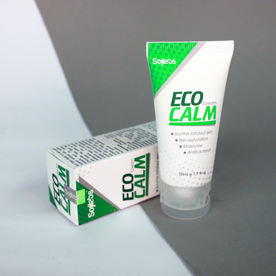 Kem Bôi Hỗ Trợ Viêm Da ECO CALM hỗ trợ điều trị viêm da, chàm và vẩy, làm sạch, tẩy tế bào chết và làm dịu da - Tuýt 50ml