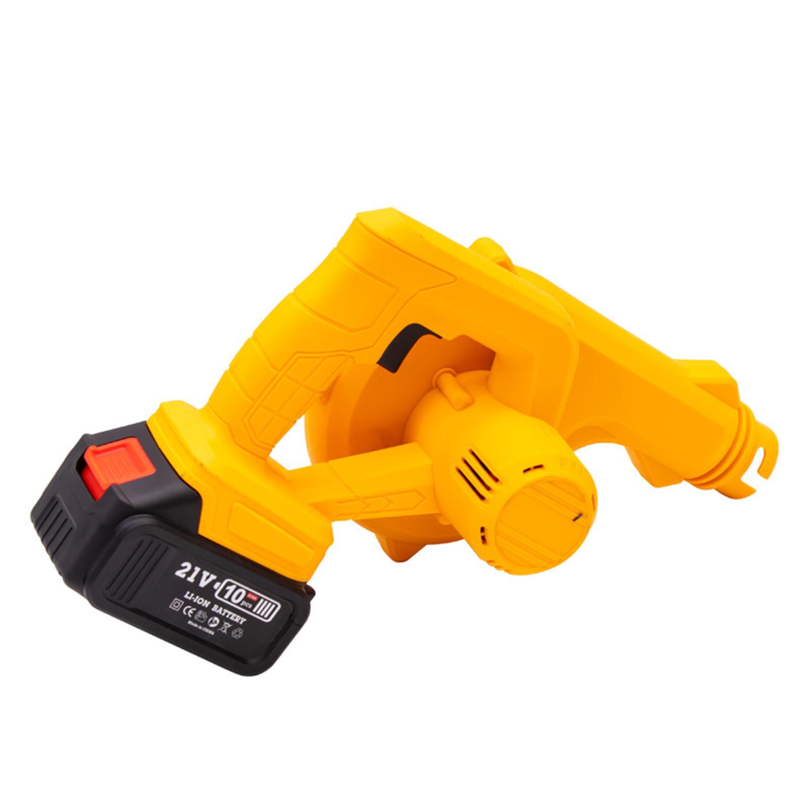 21V Rechargeable Lithium Electric Blower 3000mAh Lithium Cordless Leaf Blower Large Power Industrial Small Dust Blowing Machine for Snow Leaf Cleaning