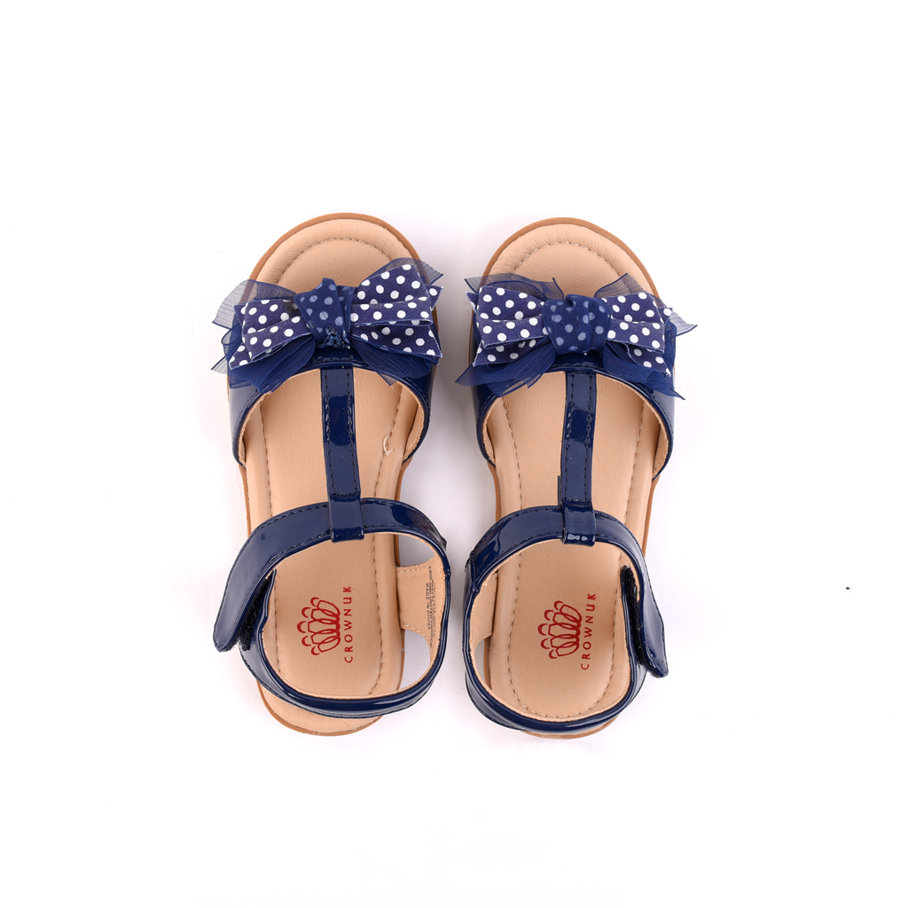 Xăng đan Dép Quai Hậu Bé Gái Đi Học Crown Space UK Princess Sandal Trẻ em Cao Cấp CRUK7016 Nhẹ Êm Thoáng Mát Size 25-32/2-14 Tuổi