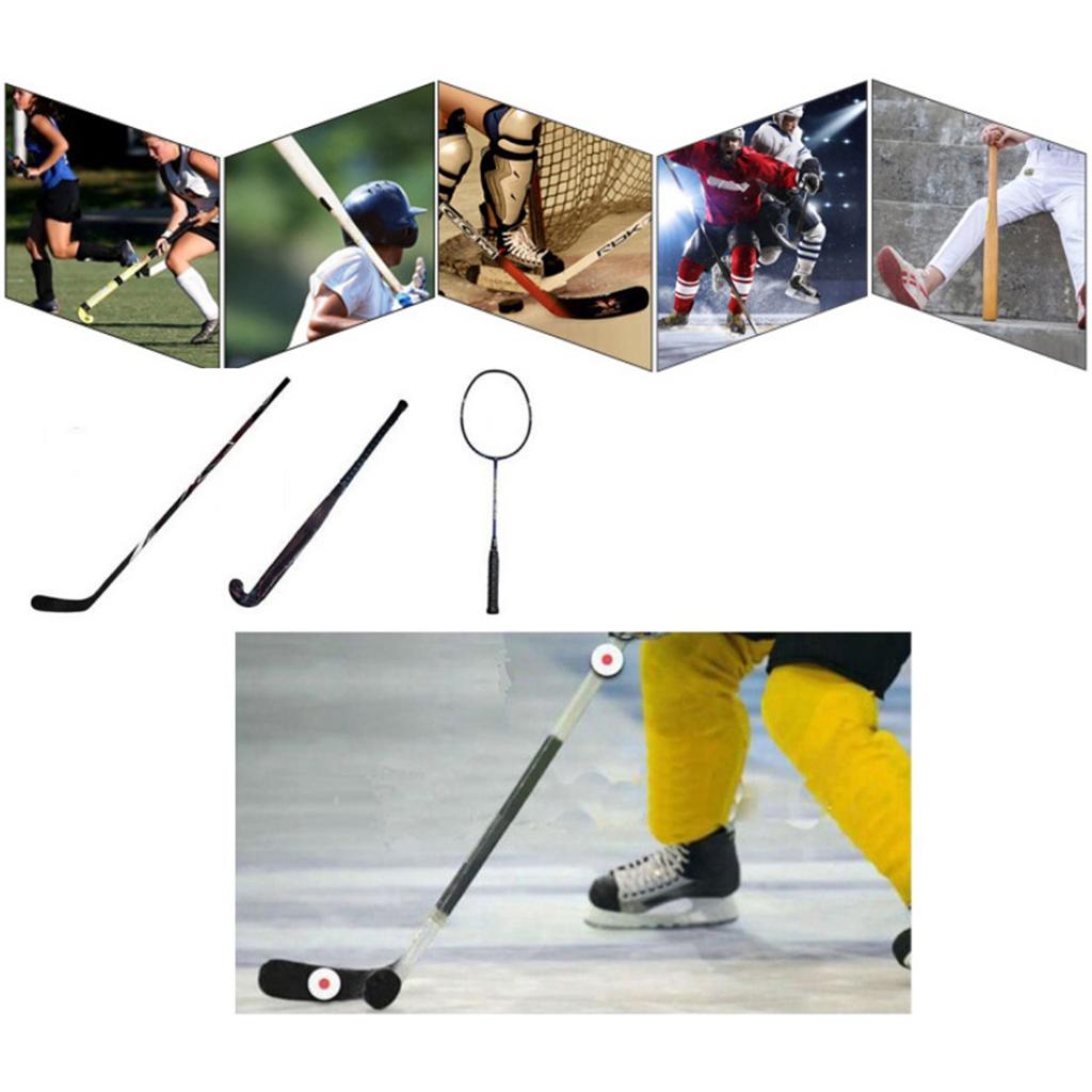 2x2Rolls Wearproof Skid Resistance Sports Ice Hockey Stick Tape Black