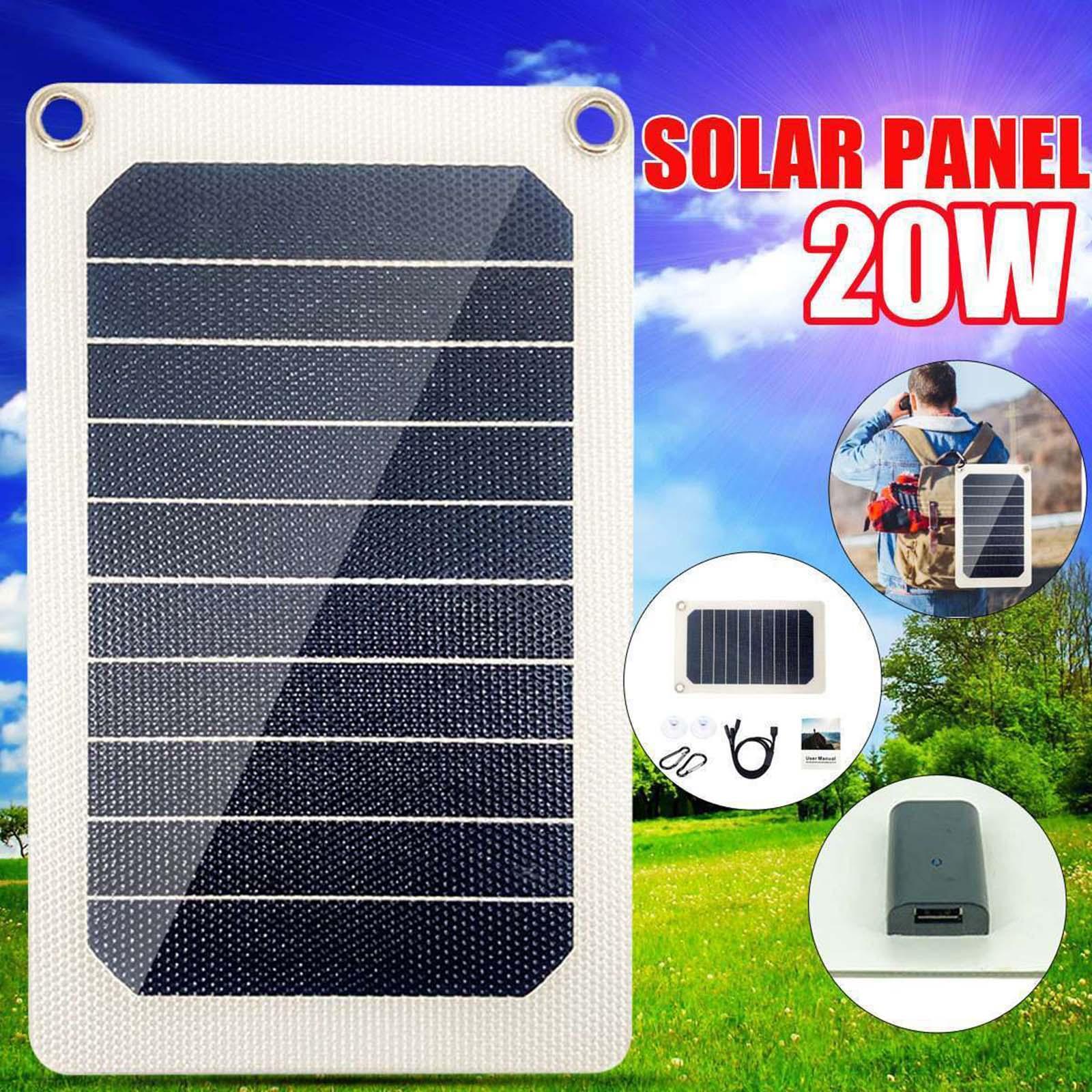 Backpack Solar Panel Charger USB Port for Electronic Products Mobile Phone