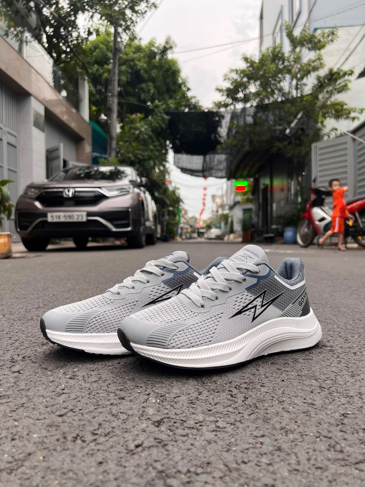 Giày Thể Thao Sneaker Goya GY231 - Màu Xám