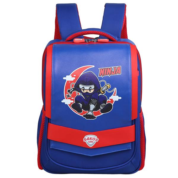 Ba Lô Học Sinh Tiểu Học Genius - Sakos SBO009DN - Màu Xanh Navy