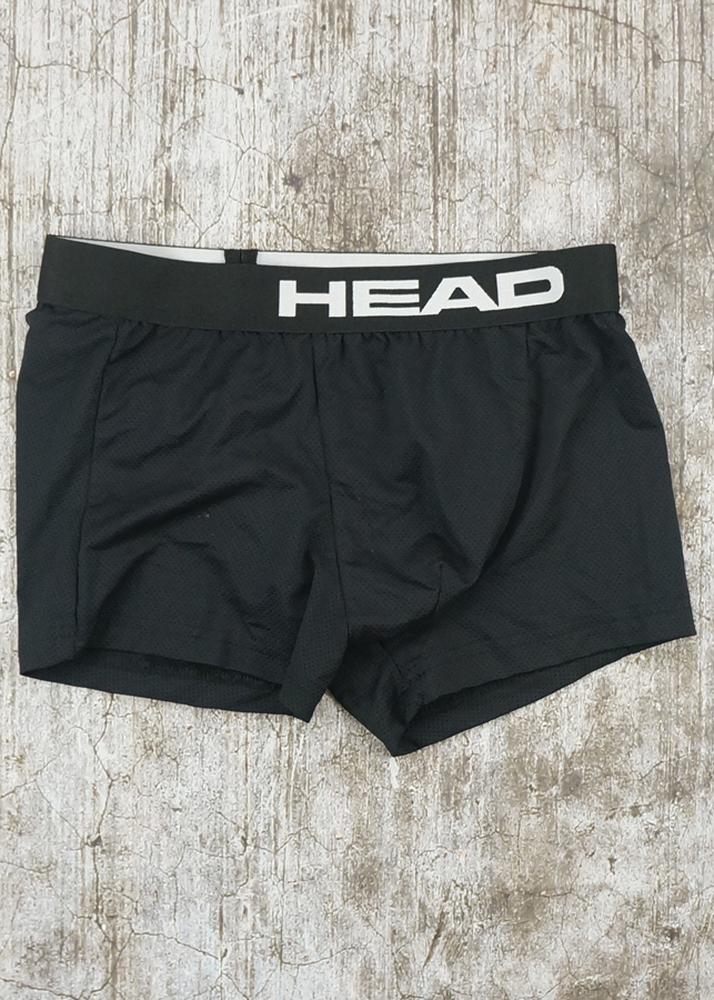 Quần Lót Boxer Nam Lưới Thun Thoáng - Màu Đen
