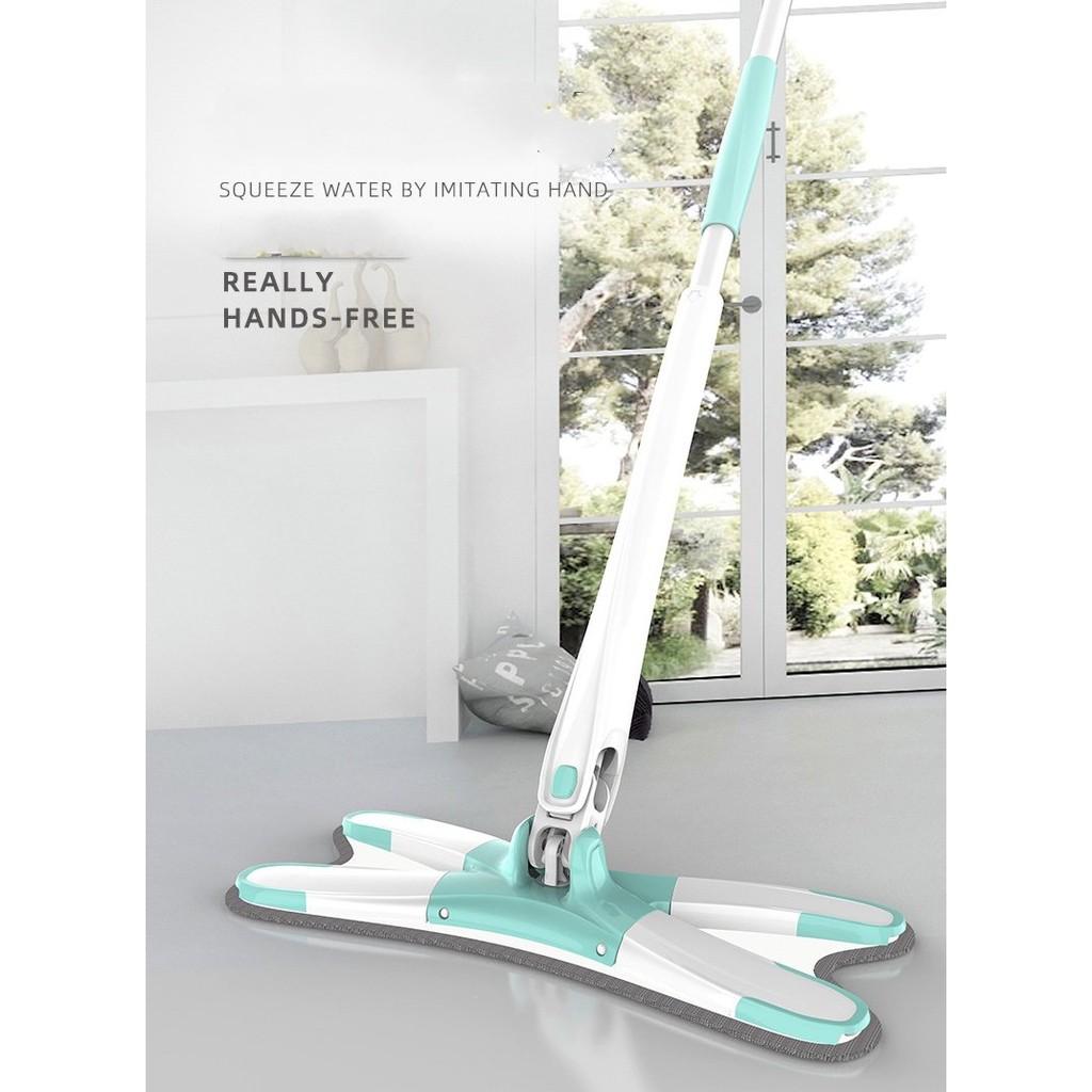 Cây lau nhà tự vắt không chạm tay BLUE TORNADO  - AsiaMart