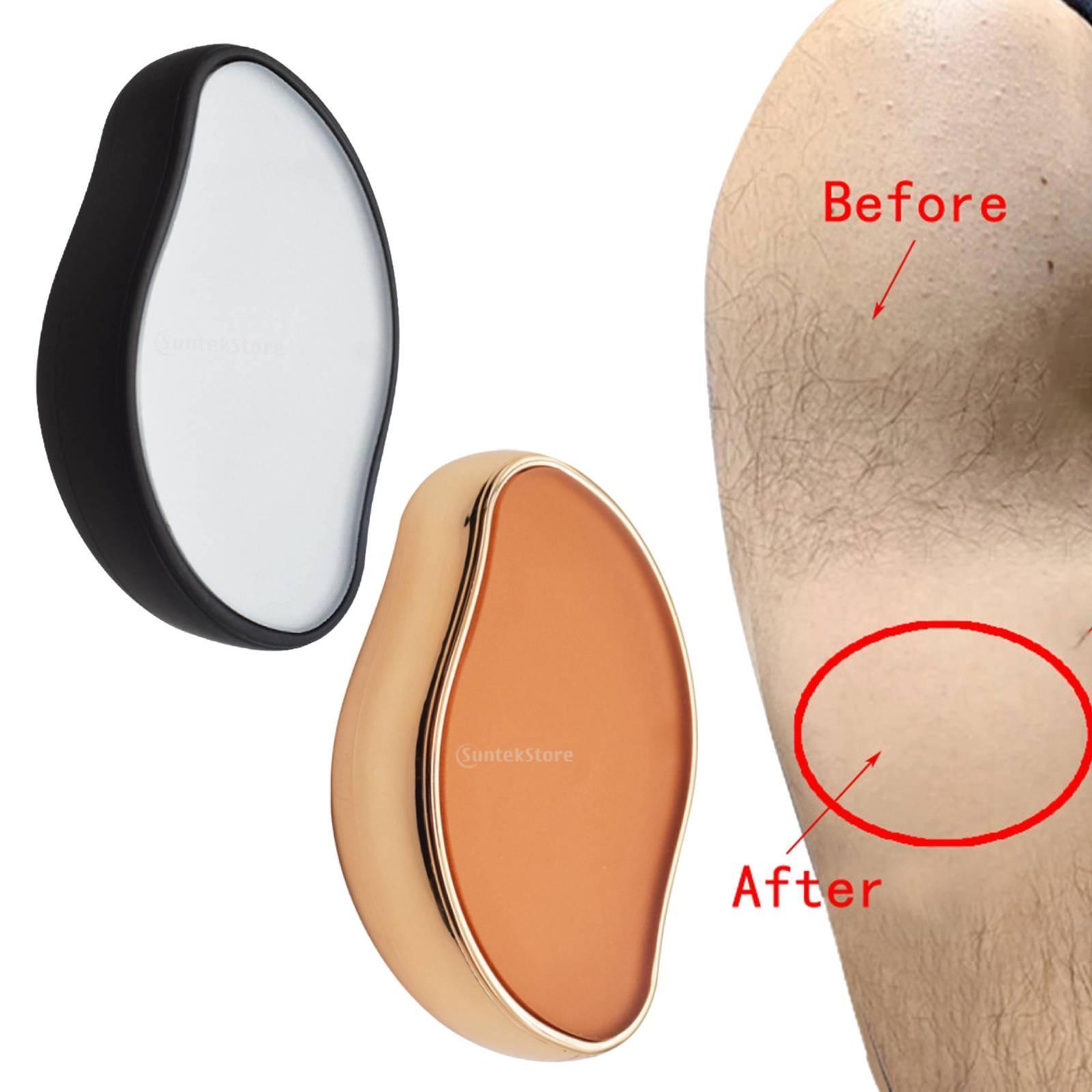 2Pcs Painless Magic Crystal Hair Remover Epilators for Arms Legs Smooth Skin