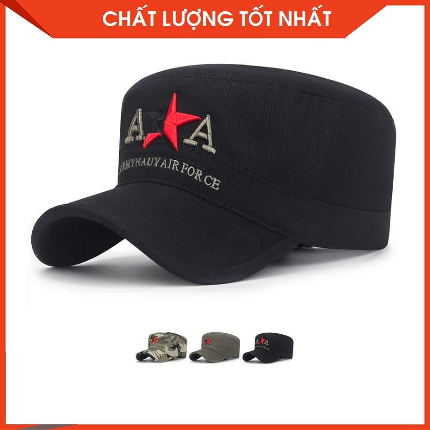 Mũ lưỡi trai phong cách lính AA - Nón kết Nam thời trang, cá tính