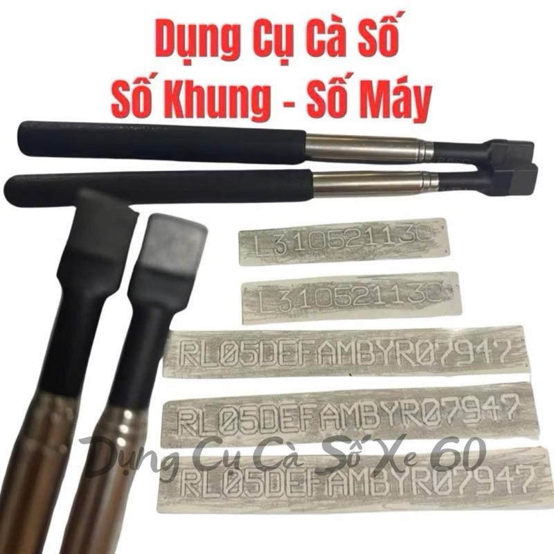 Dụng Cụ Cà Số Khung Xe Máy, Chuyên Dùng Cà Số Cho Ôtô Xe Máy, Giấy Cà Số Xe