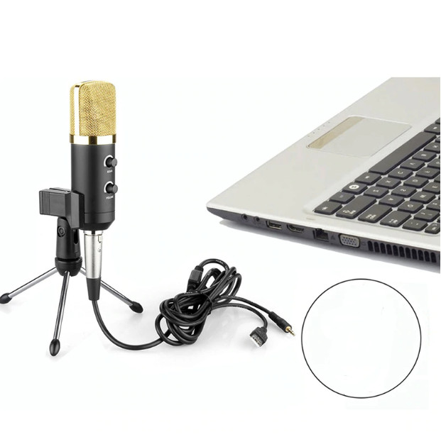 Micro USB Glosrik GL750 - Mic thu âm, livestream, chat voice, karaoke đa năng (Đi kèm chân đế, đầu bịt) - Hàng chính hãng