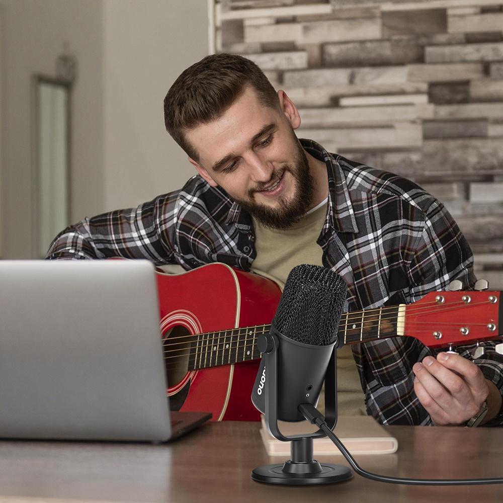 Bộ micro ghi âm usb MAONO AU-902 để bàn cho studio live máy tính xách tay pc