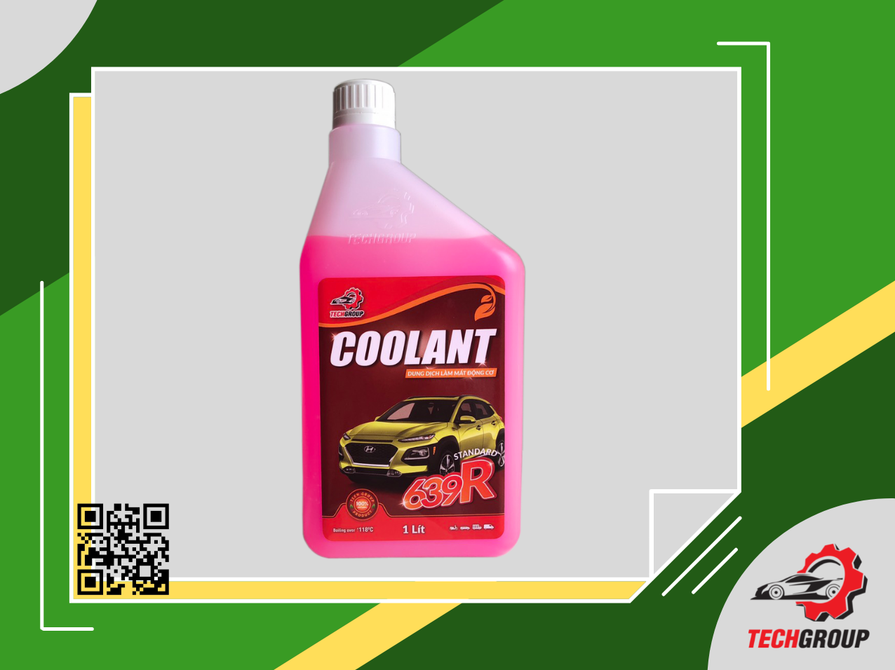DUNG DỊCH LÀM MÁT ĐỘNG CƠ TECHGROUP COOLANT 639