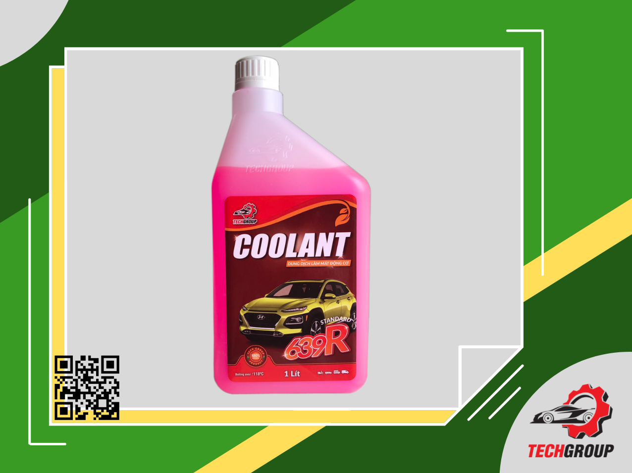 DUNG DỊCH LÀM MÁT ĐỘNG CƠ TECHGROUP COOLANT 639  (giá đã giảm 10%)