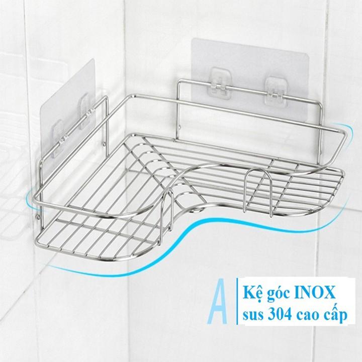 Kệ góc để đồ bằng inox 304