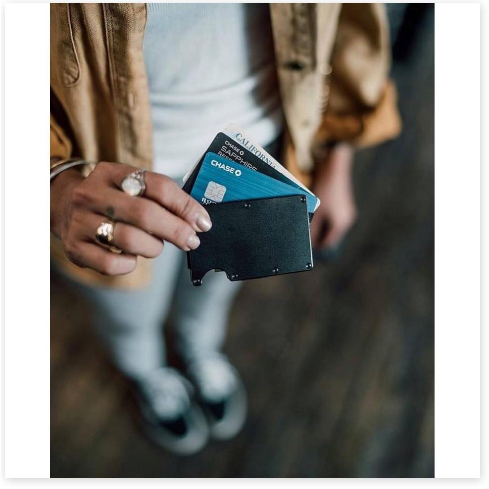 ️ Kẹp tiền Money Clip cao cấp Carbon Fiber Metal