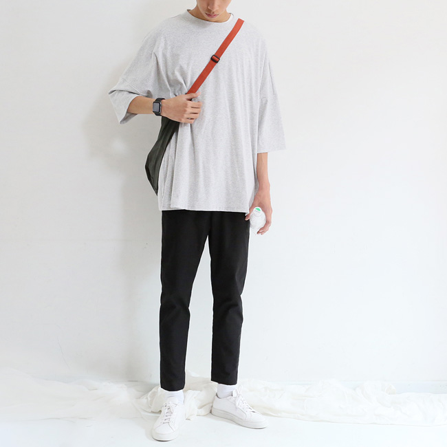 Quần kaki baggy basic pants