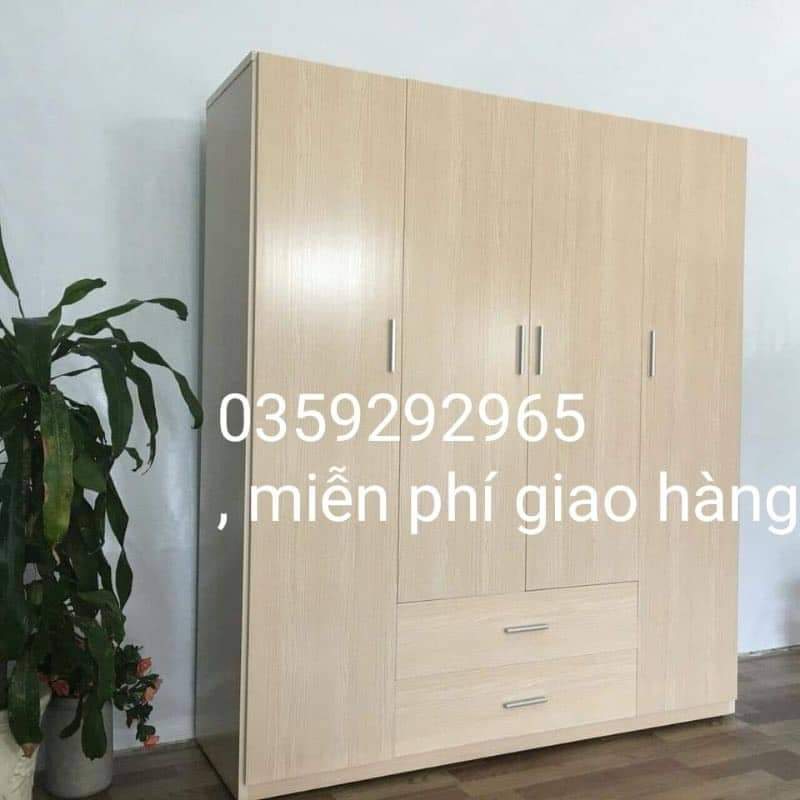 Tủ nhựa đài Loan 4 cánh