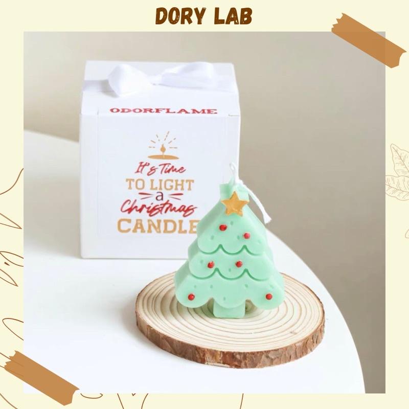 Nến Thơm Giáng Sinh Cây Thông 3 Tầng Nhiều Màu Sắc - Dory Lab