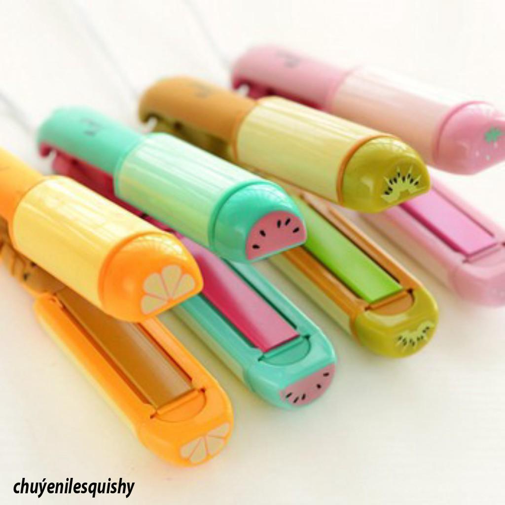 Máy làm tóc Mini Kemier 2 in 1 Summer Fruit trái cây,họa tiết hình thú
