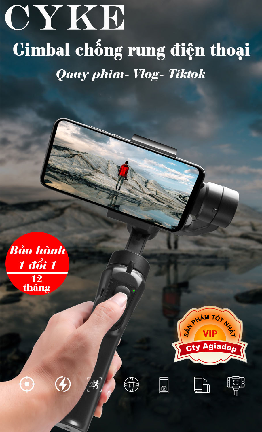 [Tổng hợp] Gimbal chống rung quay phim chụp ảnh mượt mà cho Vloger. Youtuber, Tiktoker,...