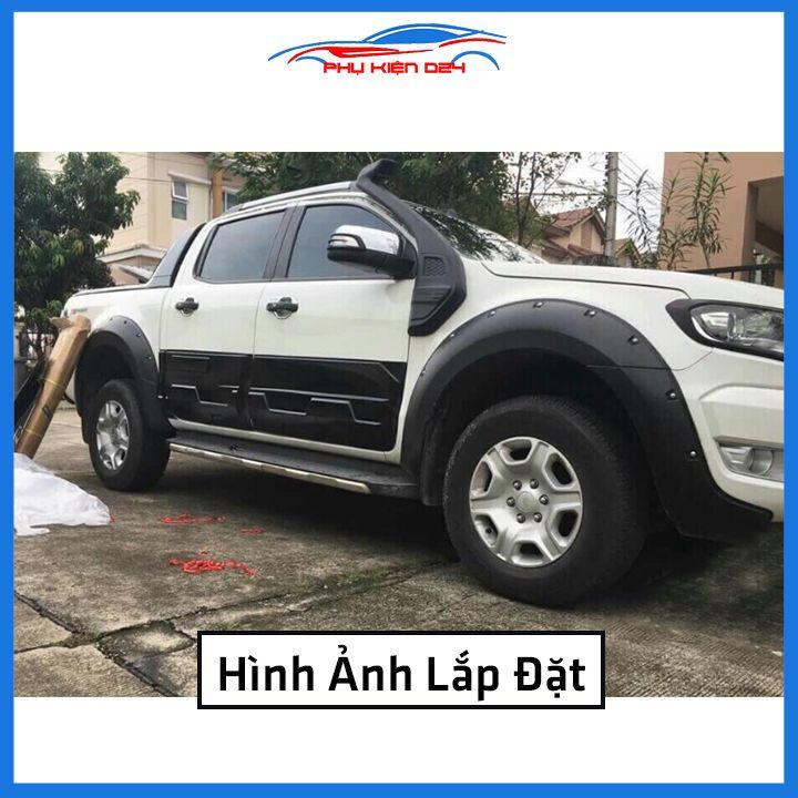 Ốp nẹp sườn Ranger 2016-2017-2018-2019-2020-2021-2022 bản to trang trí bảo vệ xe