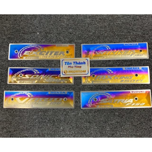 Bảng tên Titan kiểu 3D dành cho xe Vario, Mxking, Satria, Exciter, Sonic, Winner