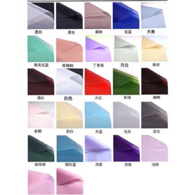 1 xấp 20 tờ giấy bóng mờ.