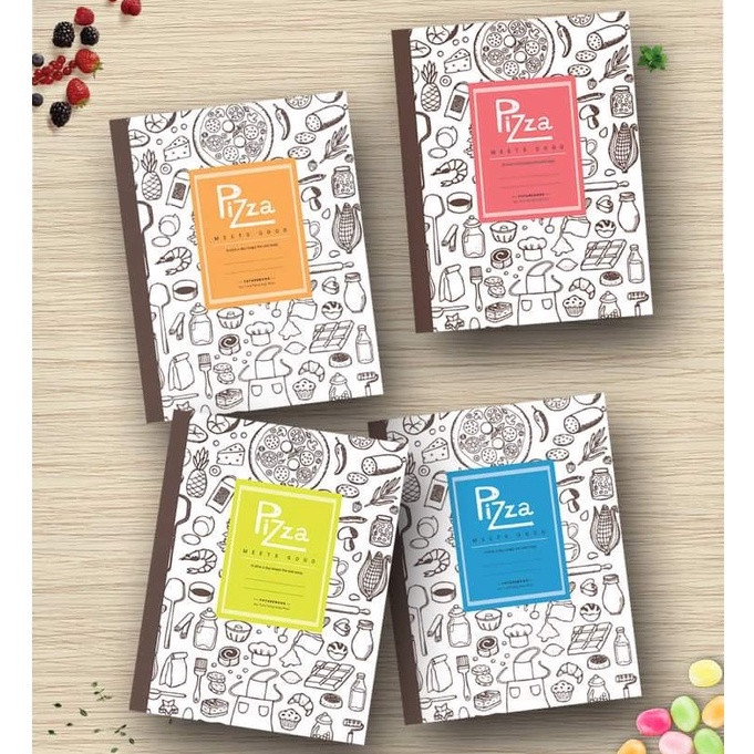 Vở kẻ ngang B5 Futurebook - Pizza 80 trang,