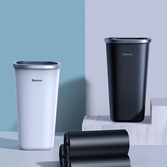 Bình đựng rác mini Baseus đùng trên ô tô hoặc bàn làm việc - Hàng Chính Hãng