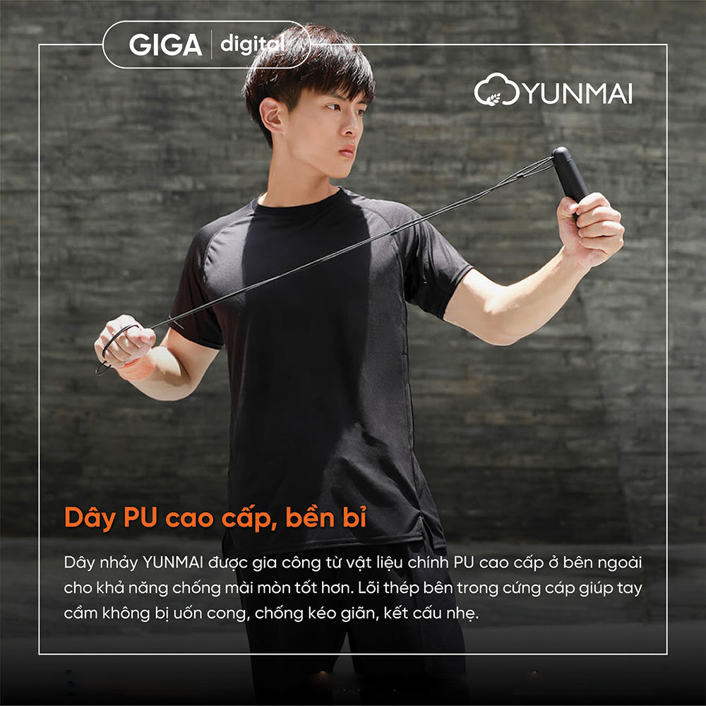Dây Nhảy Thể Thao Thông Minh Xiaomi YMSR-P701- PRO Hàng Chính Hãng