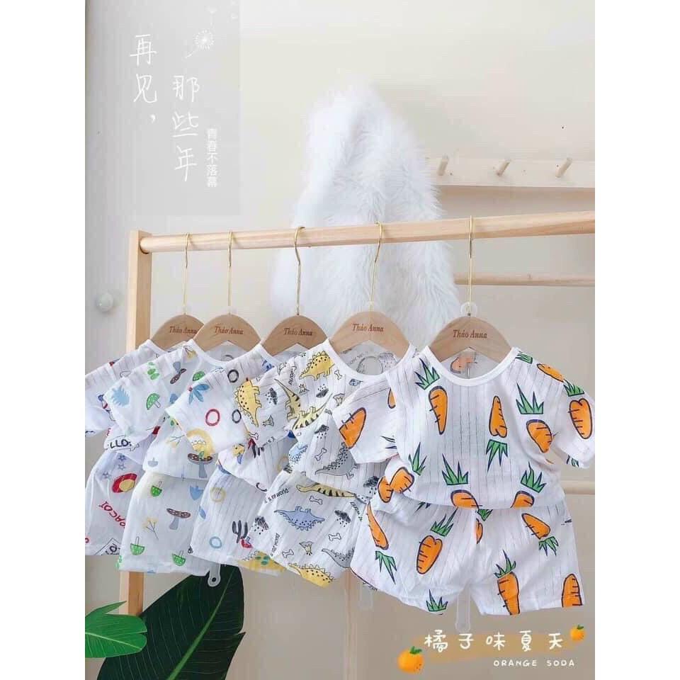 combo 5 Bộ cotton giấy cho bé