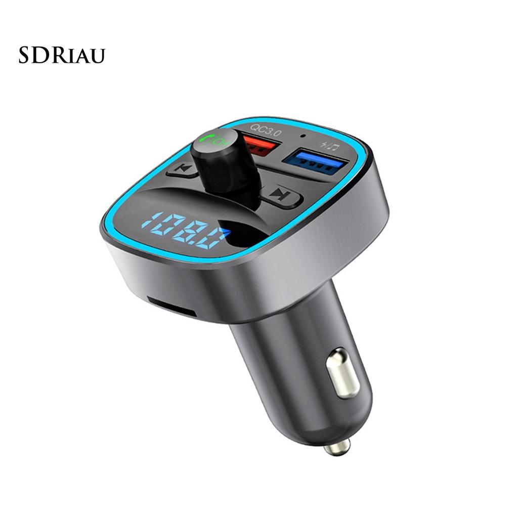 *QCDZ* T25S Car MP3 Player Support U Disk TF Card Universal Square QC3.0 Audio Receiver Charger FM Transmitter for Auto