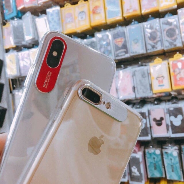 Ốp Totu siêu trong suốt,viền bảo vệ dành cho iPhone - Hàng Chính Hãng