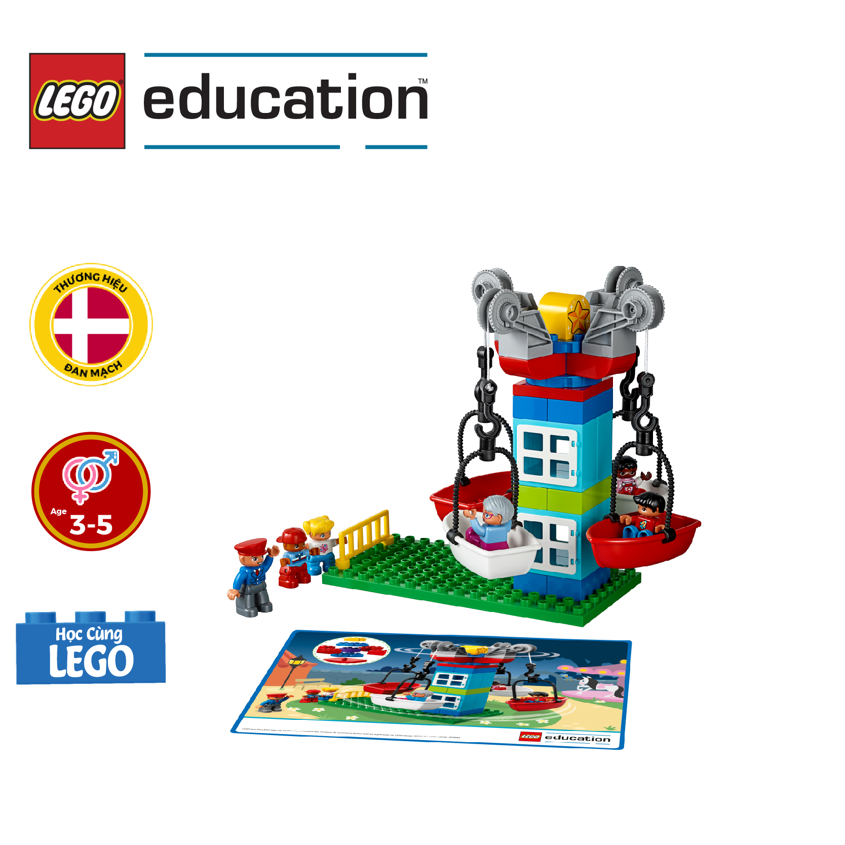 Bộ Lắp Ráp LEGO EDUCATION Công Viên Của Bé 45024 (295 Chi Tiết)