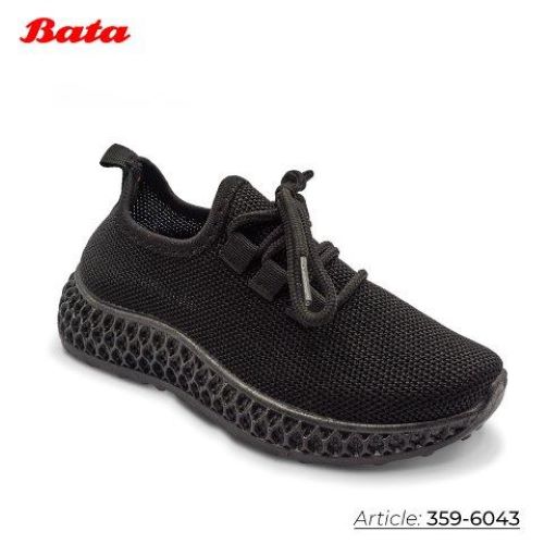 Giày sneaker trẻ em Thương hiệu Bata màu đen 359-6043