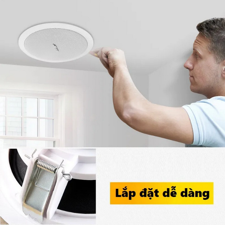 Bộ 4 Loa Âm Trần SAST Cao Cấp Không Dây Bluetooth , Âm Thanh Vòm 3D - Home and Garden