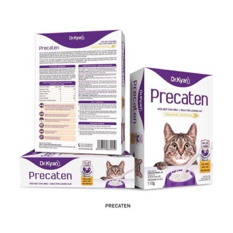 Gói dùng thử sữa bột cho mèo Dr.Kyan Precaten bổ sung canxi giúp xương chắc khoẻ