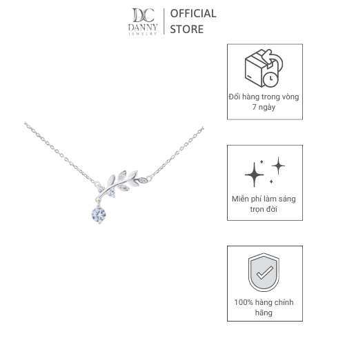 Dây Chuyền Có Mặt Danny Jewelry Bạc 925 Xi Rhodium DM18