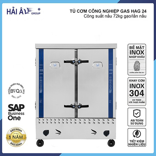 Tủ Nấu Cơm Công Nghiệp Hải Âu HAG 24 - Hàng Chính Hãng