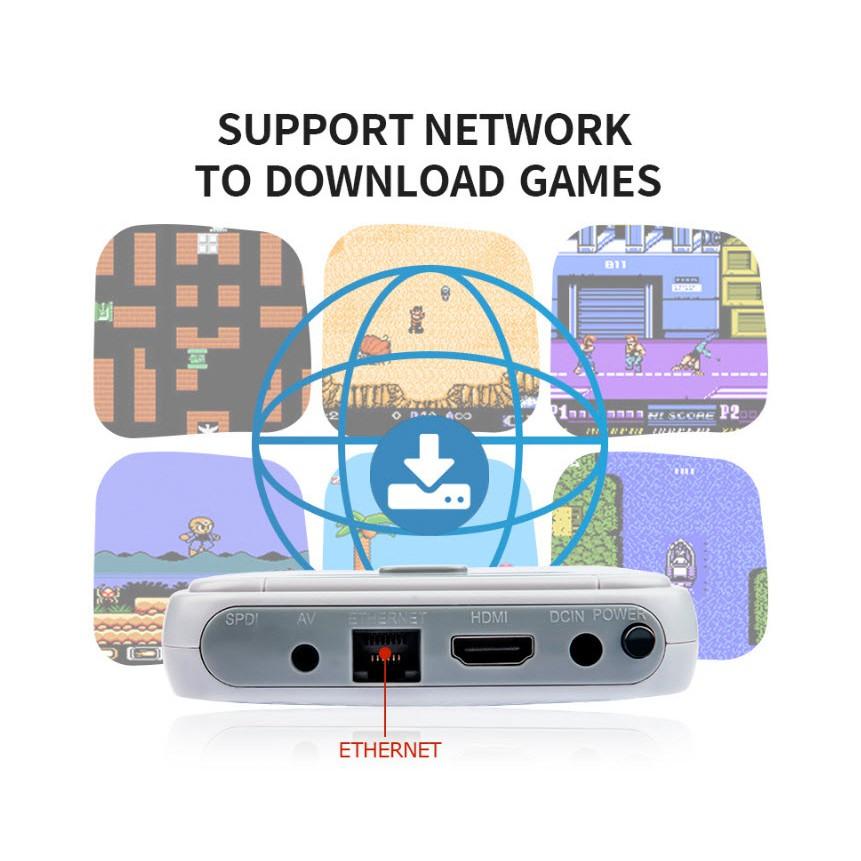 Máy chơi game SUPER CONSOLE X PRO 2021 - Kiêm TV BOX - 128GB - 2 TAY CẦM KHÔNG DÂY - 50 HỆ MÁY - 41.000 GAME