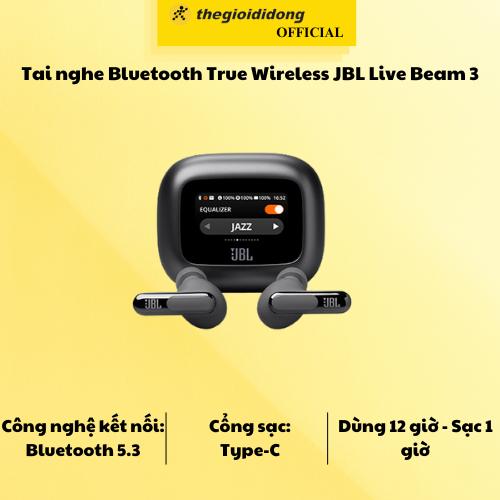 Tai nghe Bluetooth True Wireless JBL Live Beam 3 - Hàng chính hãng