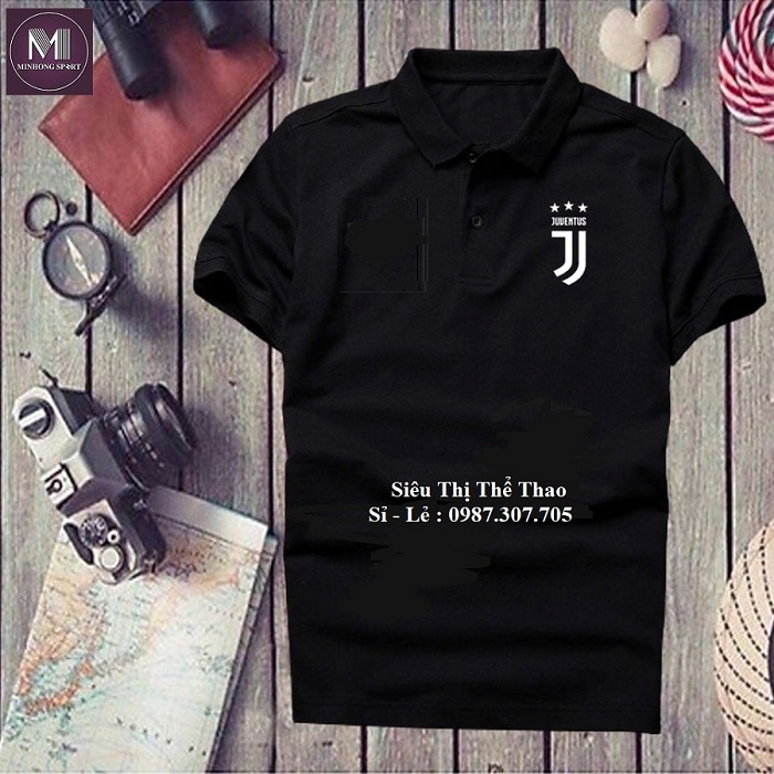 Áo Thun Thể Thao 4 chiều – in Logo Juventus