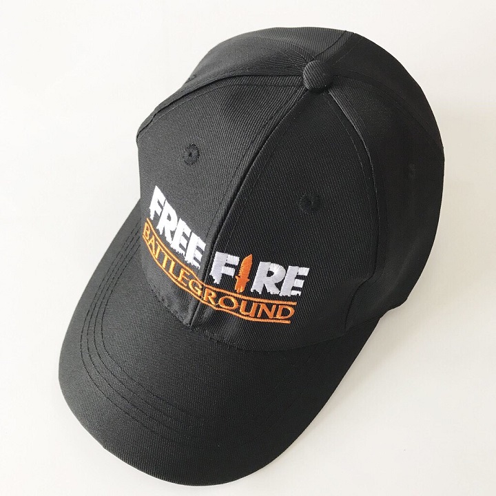 Combo 1 áo thun đen Alok tặng 1 nón Free Fire cực chất Hình In 3D Sắc Nét