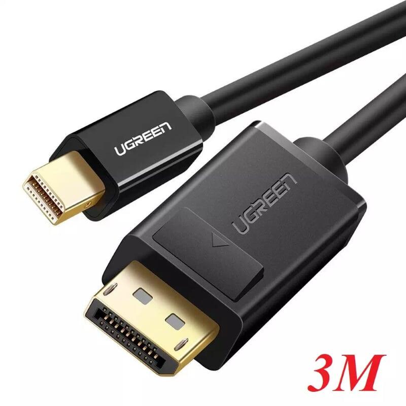 Ugreen UG10434MD105TK 3M Màu Đen Cáp chuyển đổi Mini DP sang DisplayPort hỗ trợ phân giải 4K x 2K - HÀNG CHÍNH HÃNG