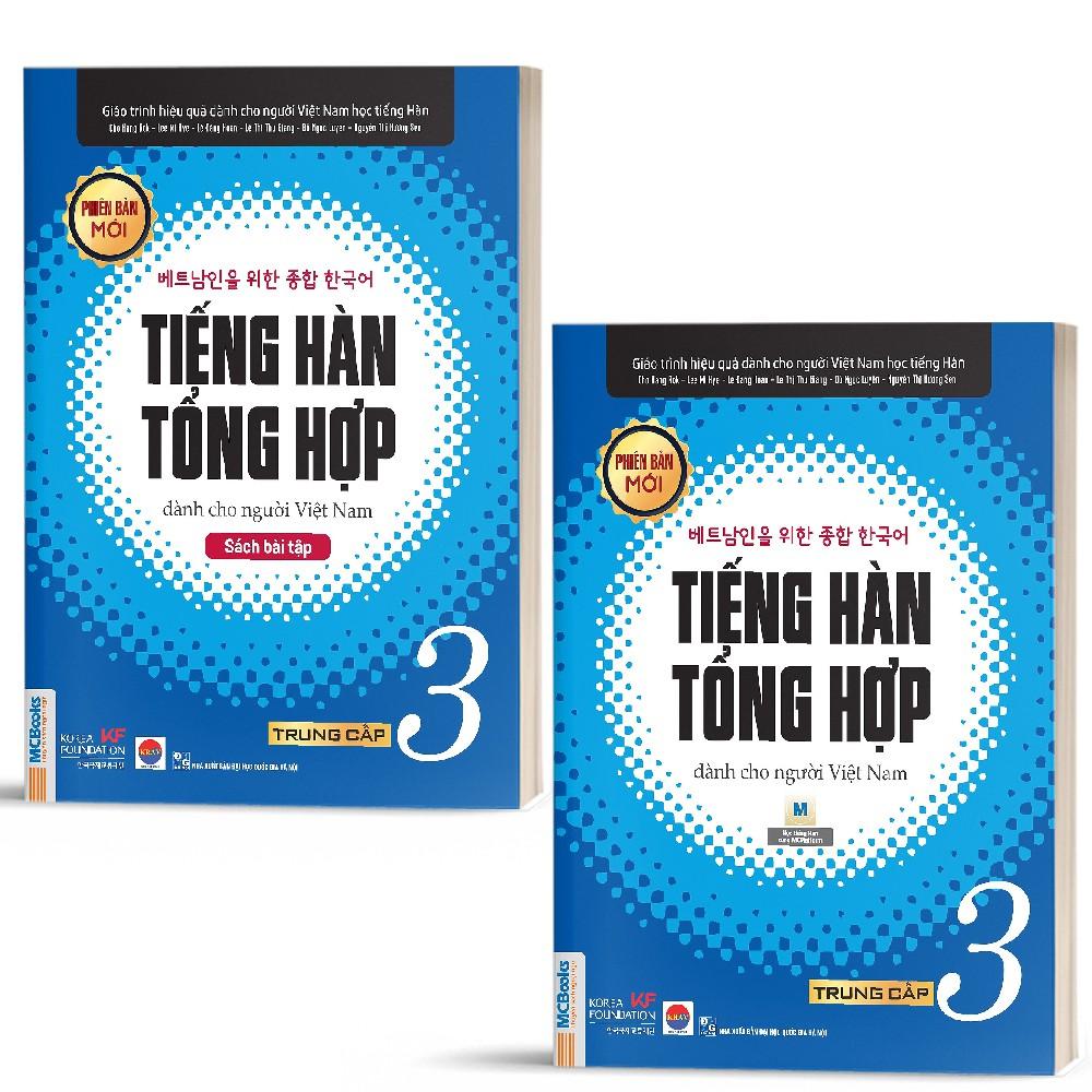 Sách - Combo Tiếng Hàn Tổng Hợp Dành Cho Người Việt Nam - Trung Cấp 3