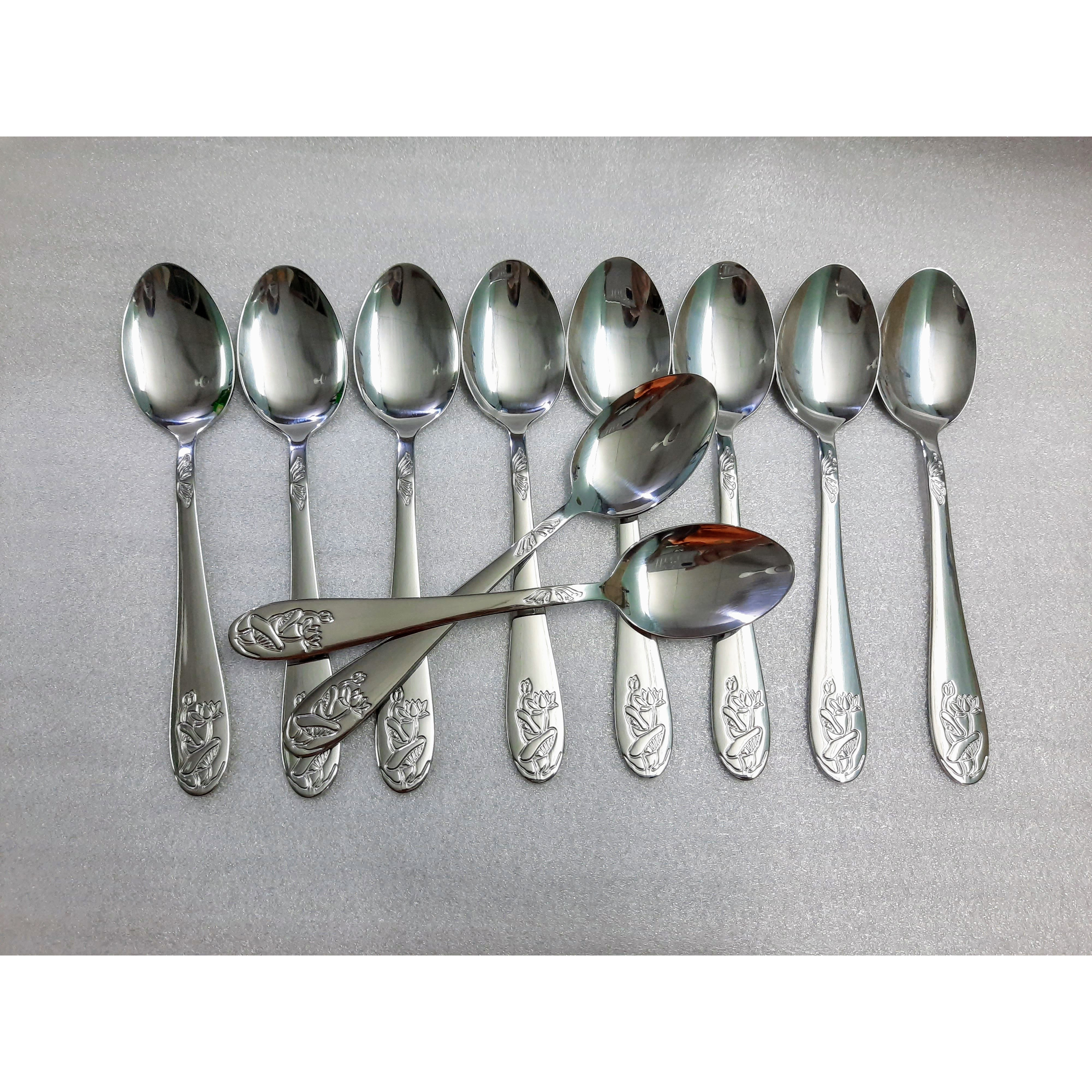 Bộ muỗng ăn hoạ tiết bông sen