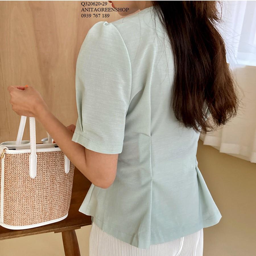 Q320620 ÁO KIỂU NỮ ĐẮP CHÉO