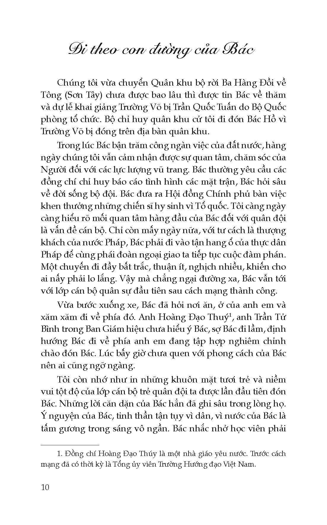 Di Sản Hồ Chí Minh Từ Tư Tưởng Đến Hành Động - Tận Trung Với Nước, Tận Hiếu Với Dân