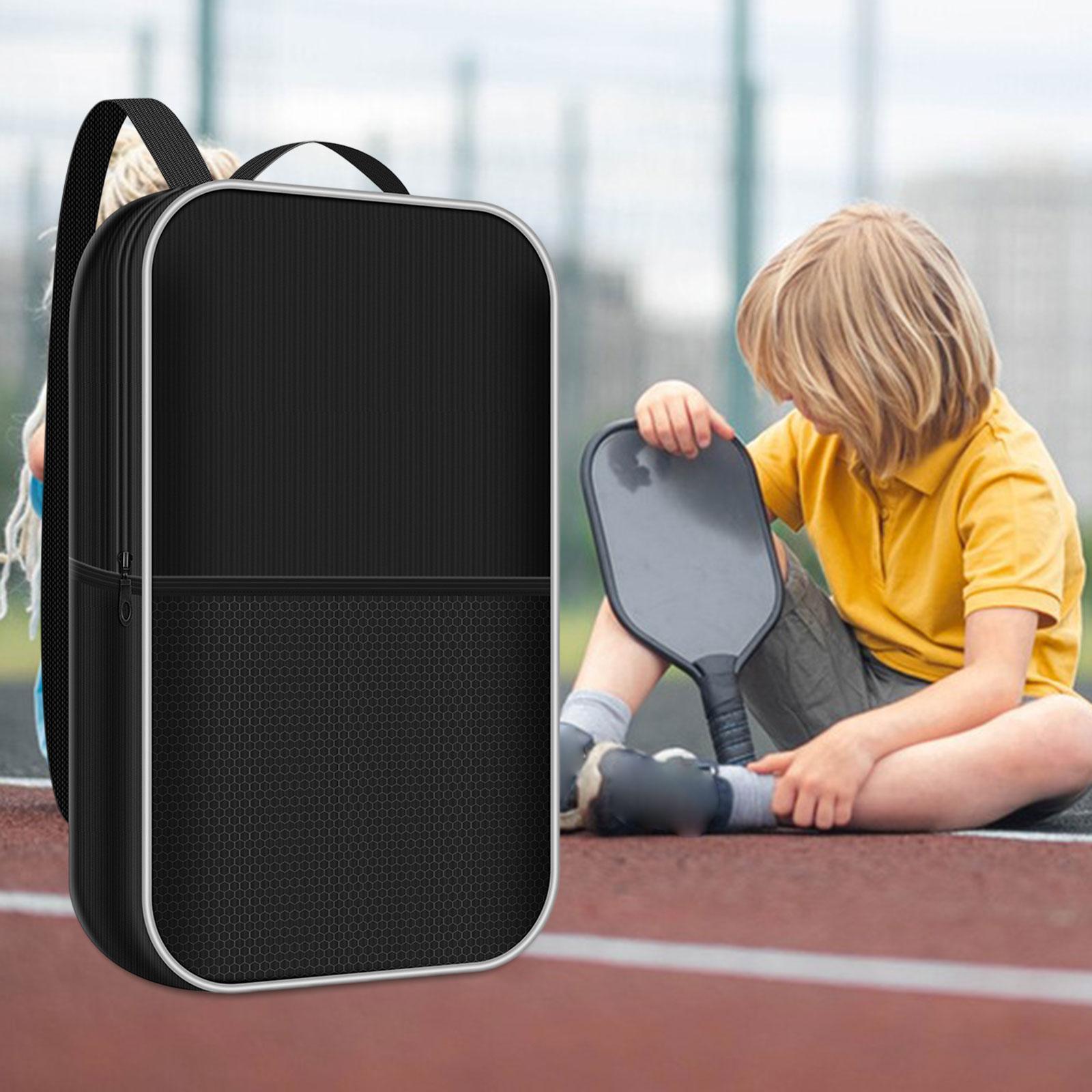 Pickleball Paddle Bag Racket Cover Backpack Gifts Tote Bag Durable Tennis Bag Travel Shock Resistant Carrying Bag Paddle Holder for Training