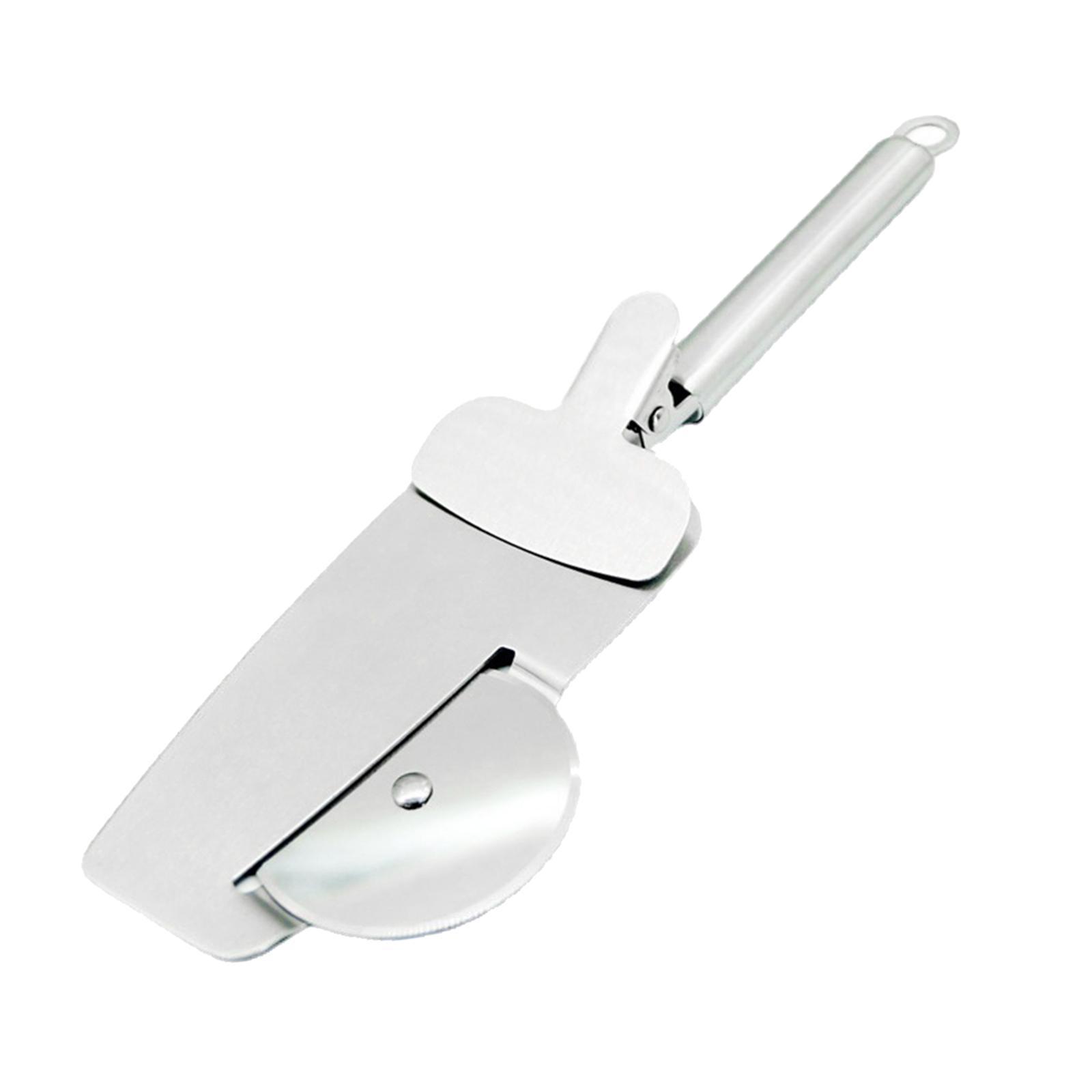 Kitchen Large Pizza Cutter Wheel with Clip Easy to Hold Pizza Cutter