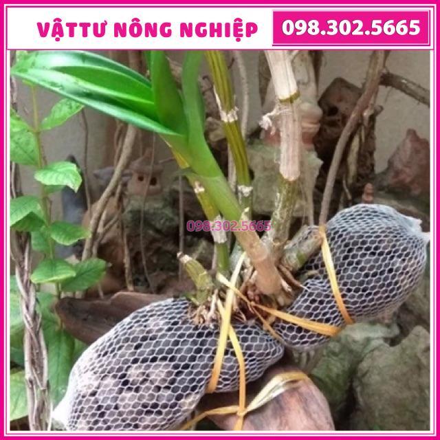 Túi lưới phân dê hữu cơ kích thước 15-20cm